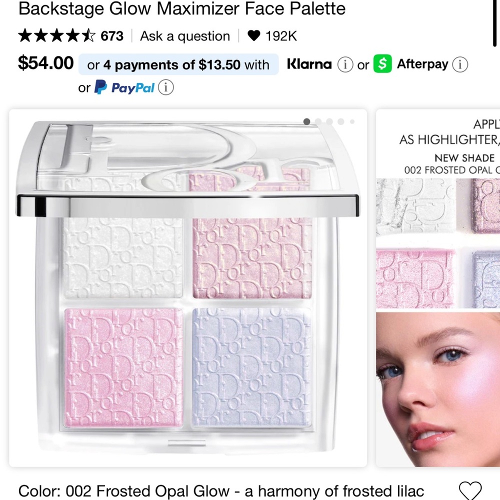 Dior Multi-Use Highlighter Palette